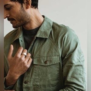 🔹The Lombardi Jacket in Olive Dry Wax | Taylor Stitch